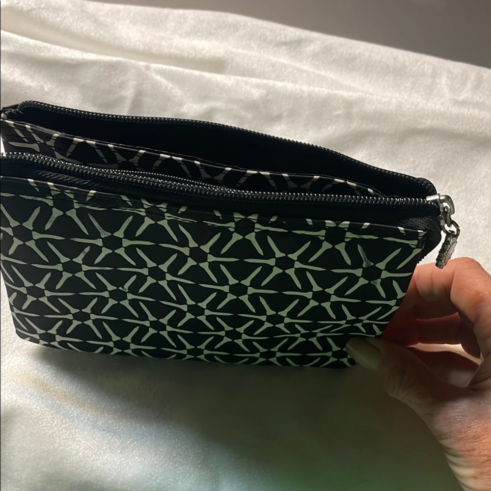 Black and White Patterned Pouch